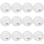 Shappy 12 Pcs Ceramic Jewelry Tray 4.5 in Ring Dish Bulk Decorative Trinket Dish for Bridal Christmas Birthdays Gifts - style: Round