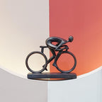 Resin Bike Black Statues Sculptures - Home Decor Shelf Decor Inspirational Decorations Bicycle Enthusiasts Gifts Office Table Aesthetic Decor for Shelves Accents 8.25 * 2.5 * 6.5 Inch