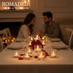 Votive Tea Light Candle Holders - Mini Clear Glass Tealight Holder as Candlelit Dinner Party Events Birthday Wedding Reception Centerpiece Decor Accessories, 10pcs+Extra 2 - size: 1.8x1.5inch