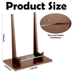 RattanView 1 Pcs Wood Plate Stand for Display 7.8 Inch Plate Holder Display Frame Picture Photo Card Tabletop Decorative Stand - size: 7.8 Inch