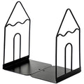 Minimalist Style Bookends Metal Adjustable Books Holder Stand Book Rack Desk Bookend - Pen, Black - color: Pen, Black