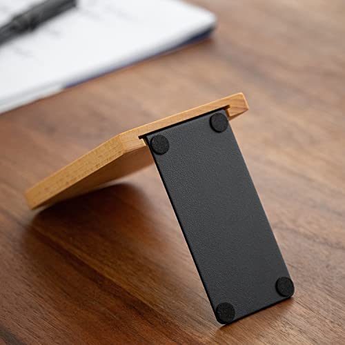 Muso Wood Book Ends for Shelves, Non-Slip Bookends, Heavy Duty Wooden Bookend Support for Books and Movies (Beech 1 Pair) - color: Beech-1 Pair