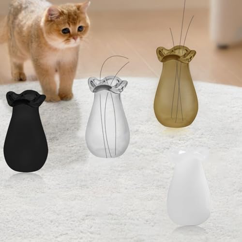 4Pcs Cat Whisker Holder Cat Vase for Vase Decor, Tiny Hair Keepsake Micro Landscape Ornament, Small Decorations Memorial Gifts for Dog or Supplies - color: 4pcs