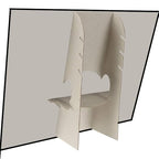 Tinsow 14.7"x12" 17 Hook Necklace Jewelry Tray/Display Organizer/Pad/Showcase/Display case
