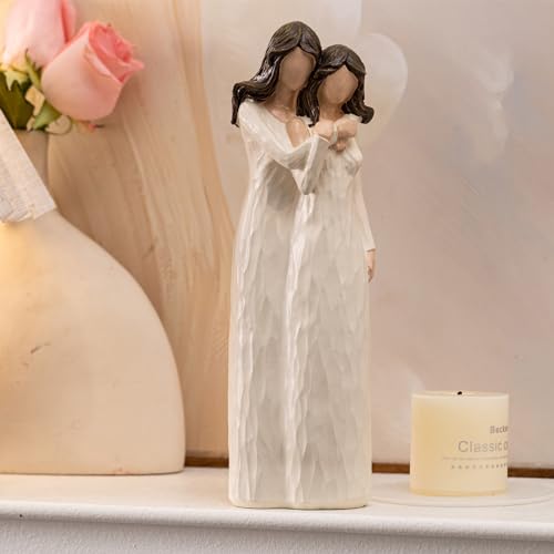 Gifts for Sister from Sister, Christmas, Birthday Gifts for Best Women Friend, Hand-Painted Figurines, Resin, 9.4" H - style: Sisters