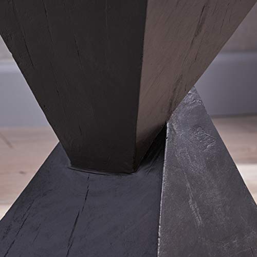 Christopher Knight Home Jerod Light-Weight Concrete Accent Table, Black - color: Black