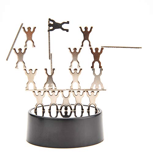 PowerTRC Magnetic Desktop Sculpture (Acrobats) | Mini Magnetic Art Decoration for Desktop | Fun Stress Relief Office Gift (2 Packs) - size: 2 Set