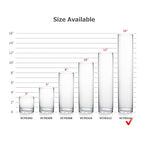 WGVI Quality Thick Weighted Clear Cylinder Glass Vases, 3" W x 16" H, Skinny Bud Tall Vase Floral Bouquet Flower Arrangements Wedding Centerpieces Container Candle Holders Home Decor, 1 Piece - size: 3"x16"H