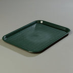 Carlisle FoodService Products CT121608 Café Standard Cafeteria / Fast Food Tray, 12" x 16", Forest Green - color: Green