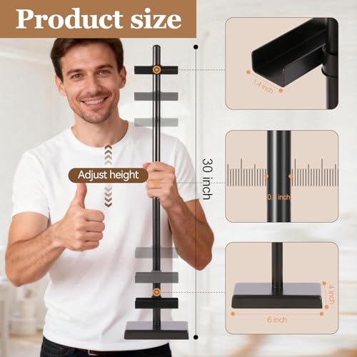 1pcs Adjustable Tabletop Easel Stand for Picture Frames, Picture Easels for Display, Gold Easel, Picture Frame Stand, Adjustable Art Easel.(30inch,Black) - color: Black, size: 30inch