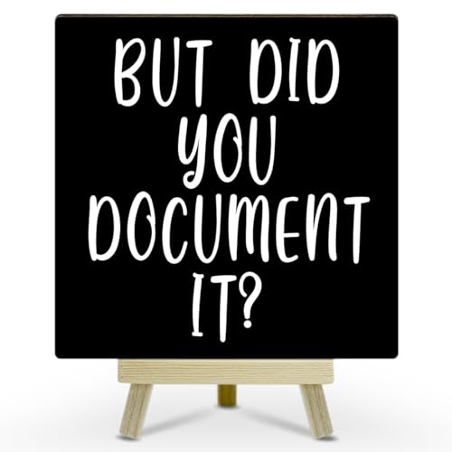 Office Decor for Women, Cute Desk Accessories, But Did You Document It Desk Decor, Funny Offices Gifts for Coworkers, Minimalism Offices Cubicle Decorations (MP02) - color: MP02