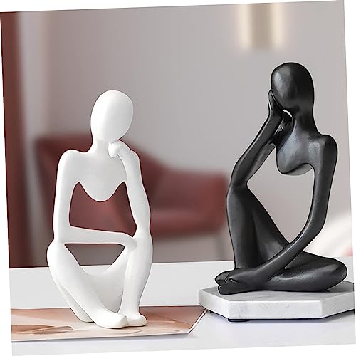 Zerodeko Abstract Thinker Sculpture Art Ornament for Home Decor Figure for Living Room Bedroom and Office Decoration