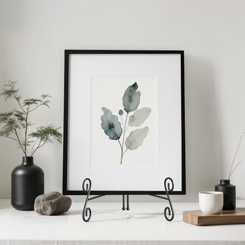 Plate Stands for Display, 10 Inch Easel Stand for Decoration Plate, 1 Pack Black Metal Plate Holder for Photos Plates Cookbooks Albums - size: 10 Inch - 1Pack