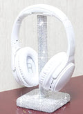 SH Luxury Rhinestones Headphone Stand Headset Holder Crystal (Silver)