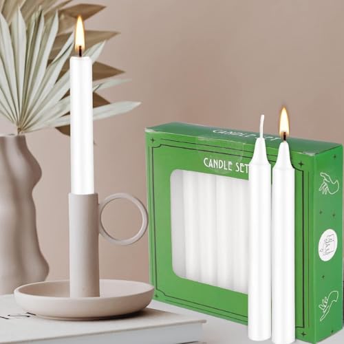 40 White Candles Mini Unscented Taper Candles for Christmas,Household, Wedding, Rituals, Prayer, Birthdays, Meditation, Altar,Party and Home Decor Candle Sticks - 4 Inch Tall - color: 40 White Color