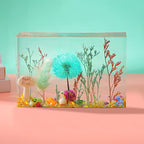 FineInno Deep Rectangle Resin Mold, Large Rectangular Epoxy Resin Mold, Craft Square Silicone olds for Cube Resin DIY Flower Preservation,Bookends Art - color: Rectangle