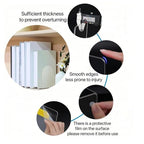 1PC Transparent Acrylic Bookends Stand Bookshelf Desktop Decorative Storage Rack Bookend Book Holder Organizer School Stationery
