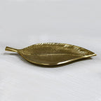 BBH Home's Handmade Gold Novelty Shaped Aluminium Tray 10.82 x 6.10 x 0.78 AMBBVK037AB2020 - color: Gold