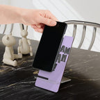 Minimalist Phone Stand for Desk – Portable Holder for iPhone & Android, Compact Travel Stand, Aesthetic Mobile Dock