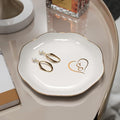 Gifts for Women – Initials Ceramic Jewelry Dish for Earrings, Necklaces, Bracelets, Rings, Watch, and Keys – Mother’s Day, Christmas, and Birthday Gifts for Women (g) - color: g