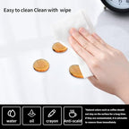 Clear Desk Mat, Non-Slip PVC Desk Protector Mat with Round Edge, Heat Resistant & Waterproof Clear Desk Writing Mat for Home and Office (11.8''*11.8'') - size: 11.8''*11.8''