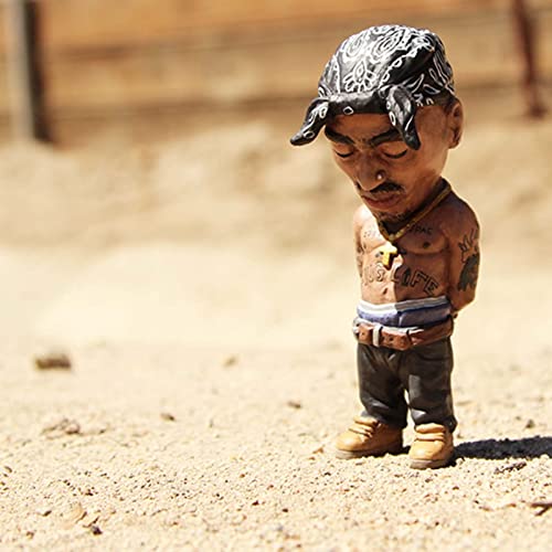 Legend-Commemorative Resin Ornaments, Peculiar and Interesting Rap Music Star Resin Sculptures, Commemorative Resin Ornaments, Best Gift for Friends, Black - color: Biggie+(black)