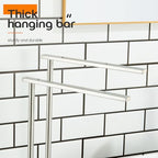 Free Standing Towel Rack Brushed Nickel 2-Tier Hand Towel Bars for Bathroom Vanity Countertop with Thicken Steady Marble Base, Stainless Steel AN7003BR - color: Brushed Nickel, size: 2-Bar
