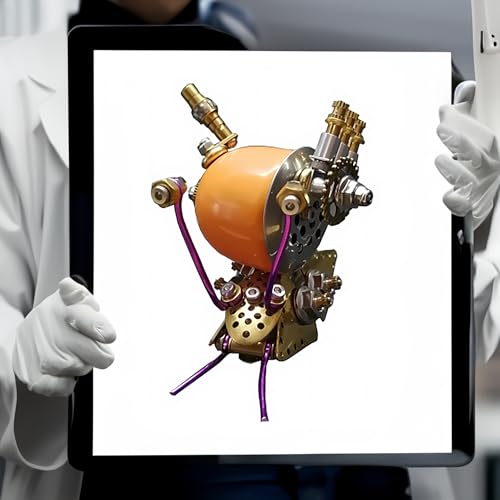 3D Steampunk Mechanical Snail Model Kit – DIY Metal Brass Puzzle for Adults, Retro Collectible Robot Sculpture Craft Gift (Snail-O) - style: Snail-O