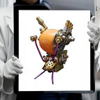 3D Steampunk Mechanical Snail Model Kit – DIY Metal Brass Puzzle for Adults, Retro Collectible Robot Sculpture Craft Gift (Snail-O) - style: Snail-O