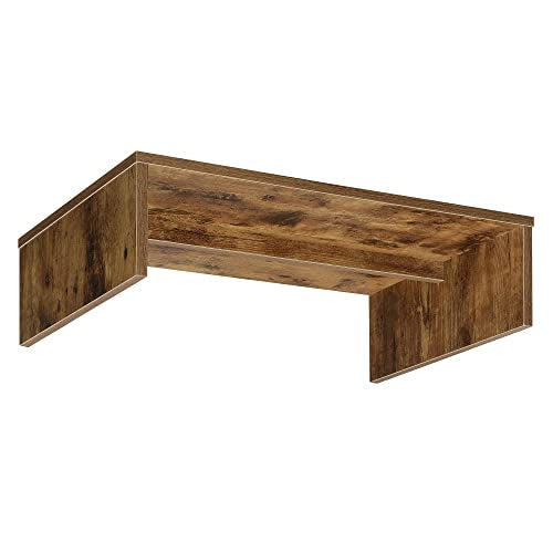 Convenience Concepts Designs2Go Small TV Riser 23.75", for TVs up to 26" - Contemporary TV or Computer Riser for Living Room, Modern Office, Den, Barnwood - color: Barnwood, size: Small