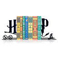 H&P Decorative Bookends – Modern Kids Book Stopper for Shelves, Nook Desk Accessories, and Home Decor
