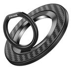 SYNCWIRE Carbon Fiber Magnetic Phone Ring Holder for MagSafe - Magnet Phone Grip Stand with 360° Rotation & Reinforced Hinge Compatible with iPhone 16 15 14 13 Pro Max Plus MagSafe Accessories - color: Single Ring-1PCS-Carbon Fiber