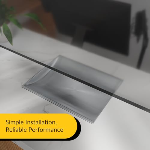 Brixwell Standard Counter Top Deal Tray, Stainless Steel Construction, 12" Width x 10" Depth x 2" Height, Rectangular Countertop Transaction Tray, Brushed Stainless Steel Finish - size: 12" x 10" x 10"