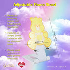 Sonix x Care Bears Character Phone Stand | Adjustable Cell Phone Holder, Desk Stand, Dock | Funshine Bear - color: Funshine Bear