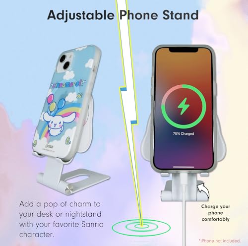 Sonix x Sanrio Character Phone Stand | Adjustable Cell Phone Holder, Desk Stand, Dock | Cinnamoroll - color: Cinnamoroll