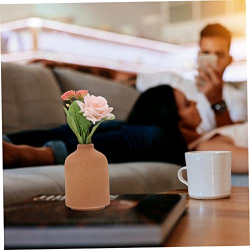1Pc Abstract Artistic Vase Creative Flower Holder for Living Room Decoration Unique Matte Finish Design for Home Office and Study Room Adornment Plants Container for Stylish Decor