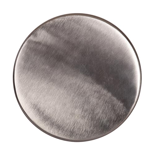 Kate and Laurel Solbrett Modern Sophisticated Metal Drink Table, 10 x 10 x 22, Gunmetal, Contemporary Mini Pedestal Table with Unique Sculptural Design for Use as Indoor Plant Stand - color: Pewter