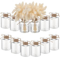 Bokon 12 Pcs Plastic Bud Vases in Bulk for Table Centerpieces, 4.7in Hyacinth Avocado Growing Bud Vase Bulk, Small Flower Bulb Plant Containers for Wedding Room Table Decorations (Straight Style) - style: Straight Style