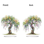 5D Tabletop Diamond Art Kit for Adults, DIY Diamond Painting Kit Stand Up Special Shaped Crystal Desktop Ornament, Box Package - Tree of Life - color: Tree of Life