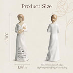 New Mom Gifts, Pregnant Women Figurines(White) - color: Sy0040