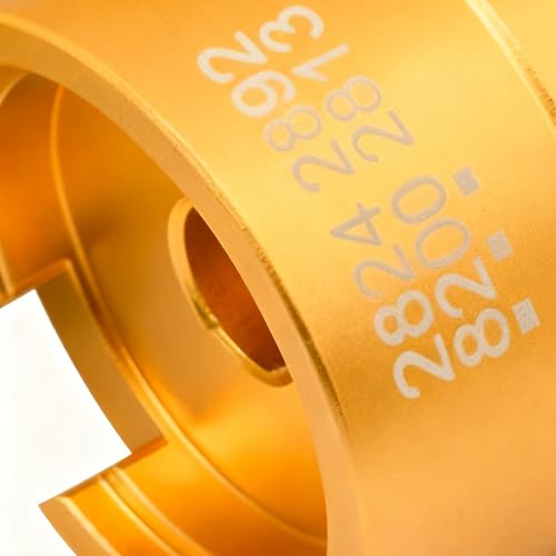 Watch Movement Holder, Double-Sided Repair Mount, Small Size Clock Stand Lightweight Travel, Metal Material Sturdy Stable Design, Watch Accessory Professional Collectible Display - color: Gold