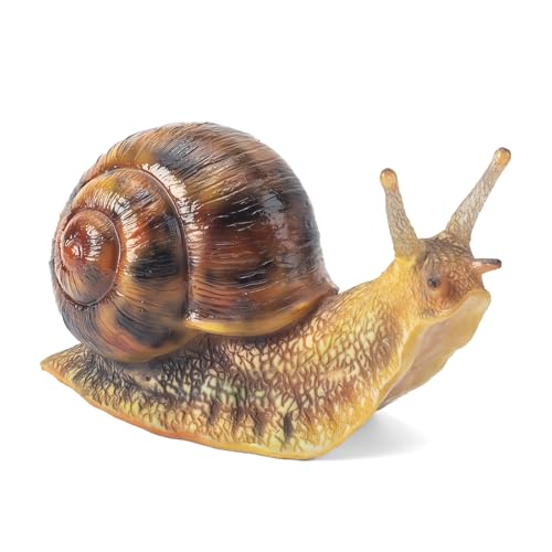 Garden Snail Sculpture, Reptile Resin Sculpture, Suitable for Outdoor Courtyard Pond Garden Lawn Decor Landscape, is The for Garden Enthusiasts (4 inches) - size: 4inch