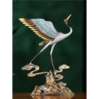 Statue Decorations Interior Decoration Ornaments Light Luxury Copper Home Living Room Entrance Crafts Home Decor Object