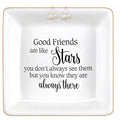 Good Friend Jewelry Dish Tray Ceramic Trinket For Women Gifts Friends Best Birthday - style: Good Friends Style 2