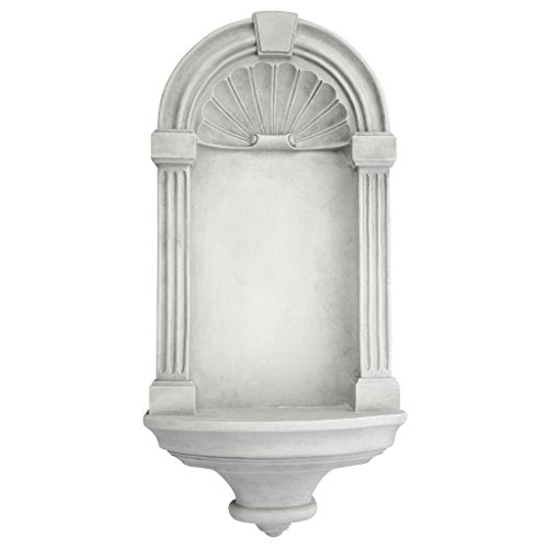 Design Toscano Classical European Style Wall Niche Display Shelf, Medium, 21 Inches Tall, Cast Stone Resin, Antique Stone - size: Medium, 21 Inch