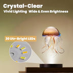 Wood LED Light Base - Crystal Display Base for Glass Art/Acrylic, 3 Light Modes with 10-Level Dimming & Auto Timer (Dark Brown, 5.9 inch) - color: Dark Brown, size: 5.9 inch