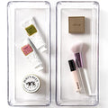 BINO | Oblong Plastic Drawer Organizer Bin, 2-Pack | THE ARTISAN COLLECTION | Multi-Purpose | Durable | BPA-Free | Desk, Vanity, Bathroom & Makeup Drawer Organizer
