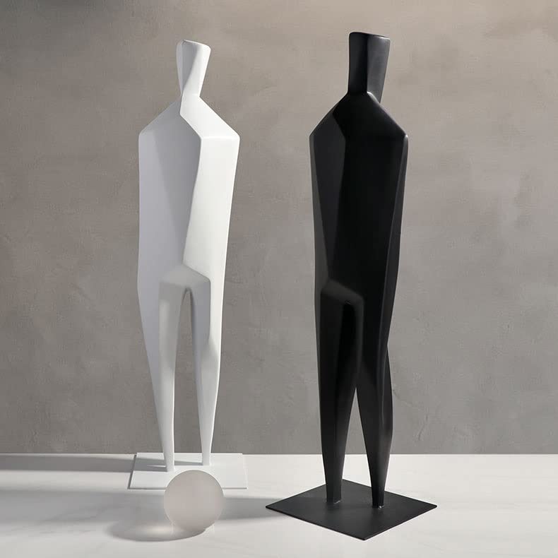 TOMYEUS Home Décor Simple Modern Style Abstract Figure Sculpture Decoration Hotel Office Living Room Porch Home Art Decoration Decoration Art Decorative (Color : A) - color: A