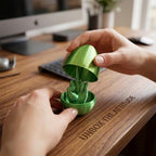 3D Printing Friendly Gesture Egg Tabletop Ornament, Suitable for bedrooms and Living Rooms - color: Green
