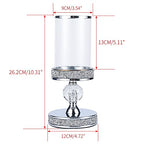 Pillar Candle Holders, Candle Holder for Pillar Candle, Candlesticks Holder, for Wedding, Dining Coffee Table, Home Centerpices, Home Decor CH00XS - size: 1 crystal ball